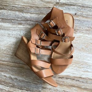Brown Wedge Sandals